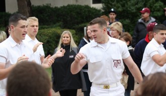 Yell Leaders March-In